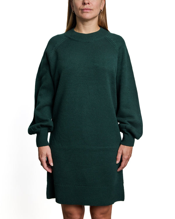 NATHALIE - SWEATER DRESS, GREEN