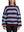 MELINA - SWEATER, BLUE LINES AND BURGUNDIES