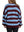 MELINA - SWEATER, BLUE LINES AND BURGUNDIES