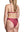 EMY- HAUT DE BIKINI, LIGNES BOURGOGNES ET LILAS