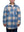 ANNABELLE - OVERSHIRT, BLUE AND BEIGE PLAID