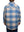 ANNABELLE - OVERSHIRT, BLUE AND BEIGE PLAID