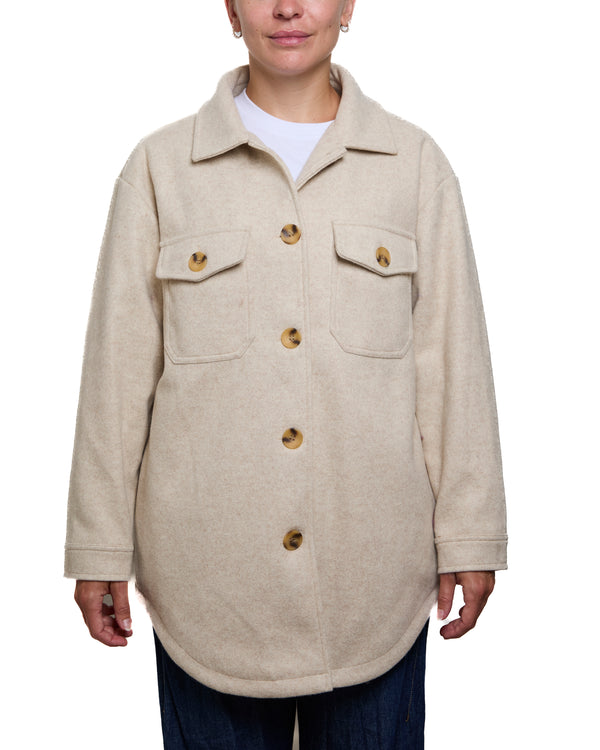 ANNABELLE - OVERSHIRT, BEIGE