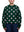 EVELYN - CHANDAIL, COEURS ROSES SUR VERT