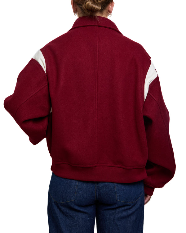 MAEVA - JACKET, BURGUNDY
