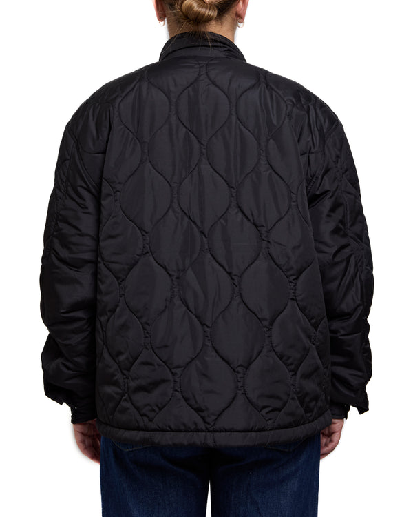 ISABELLA - QUILTED JACKET, BLACK