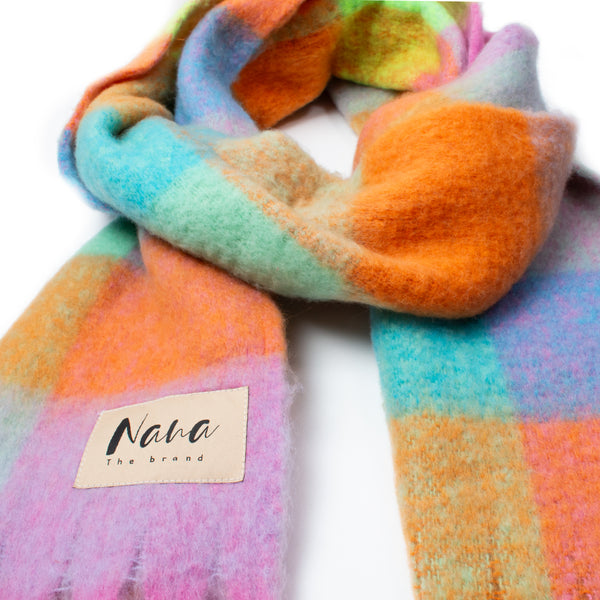 GENEVE - FOULARD, PASTEL MULTI