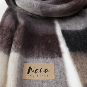 GENEVE - FOULARD, TAUPE MULTI