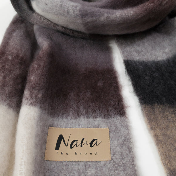 GENEVE - SCARF, TAUPE MULTI