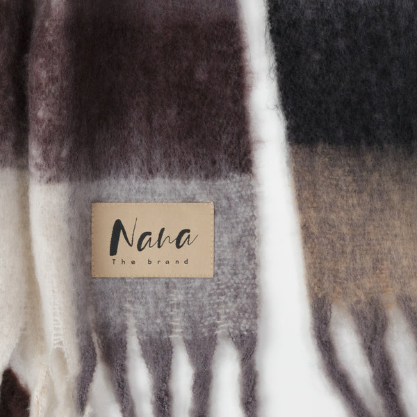 GENEVE - SCARF, TAUPE MULTI