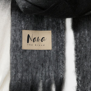 GENEVE - FOULARD, NOIR BLANC
