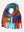 GENEVE - FOULARD, ROUGE MULTI