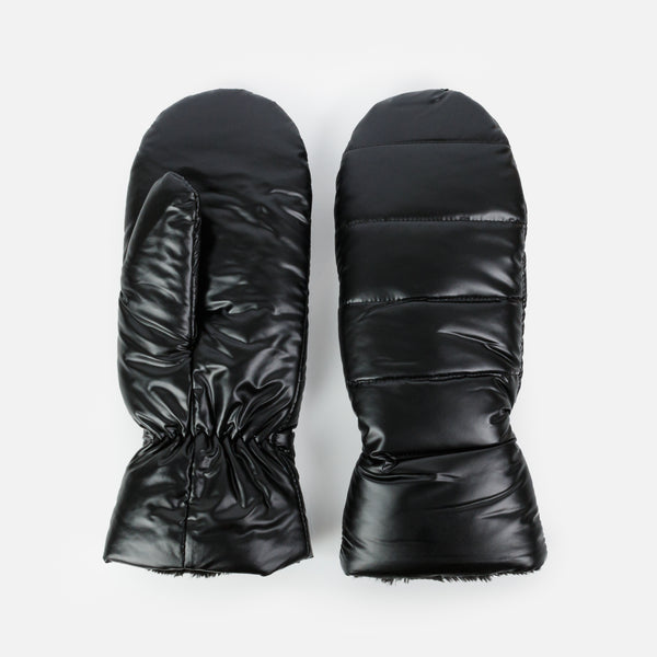 LUGANO - MITTENS, BLACK