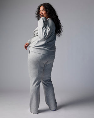 RORY - PANTALON, MELANGE DE GRIS