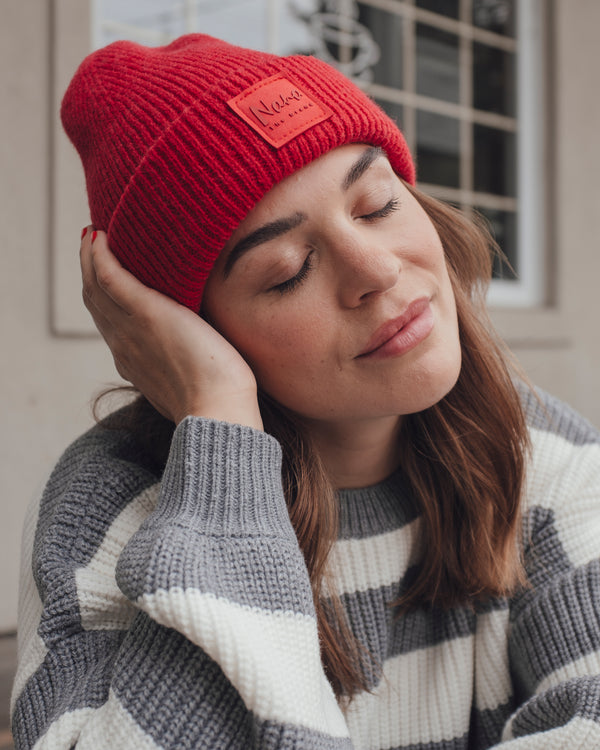 JASPER - BEANIE, RED