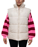 PENELOPE - PUFFER VEST, CREAM