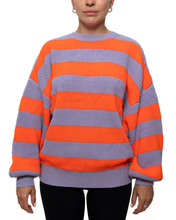 MELINA - SWEATER, ORANGE LILAC