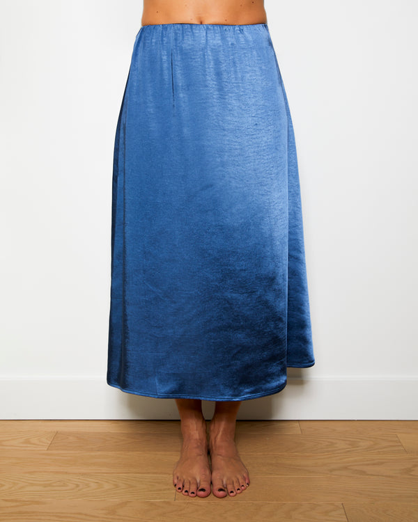 EVE - MIDI SKIRT, DENIM BLUE