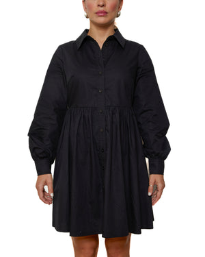 MIA - ROBE CHEMISE, NOIRE