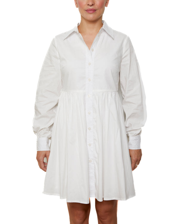 MIA - ROBE CHEMISE, BLANCHE