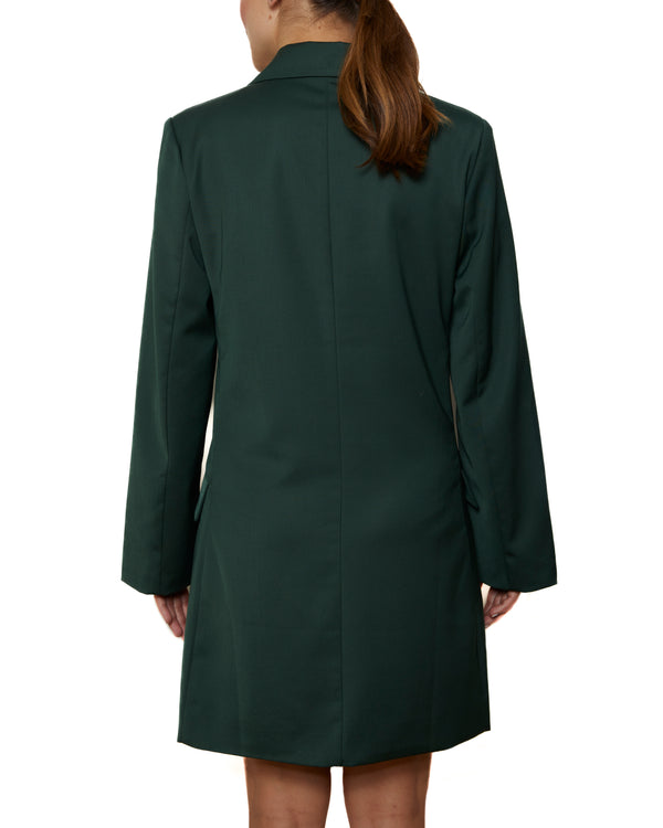 BLAKE - BLAZER DRESS, FOREST GREEN