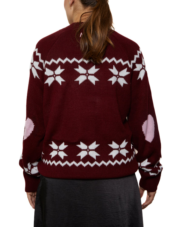 DAISY - SWEATER, RED