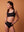 GENEVIEVE - BIKINI TOP, BLACK RIBBED