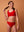 GENEVIEVE - HAUT DE BIKINI, ROUGE TEXTURE