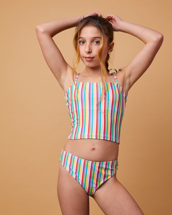 Maude bikini bottom multi stripes