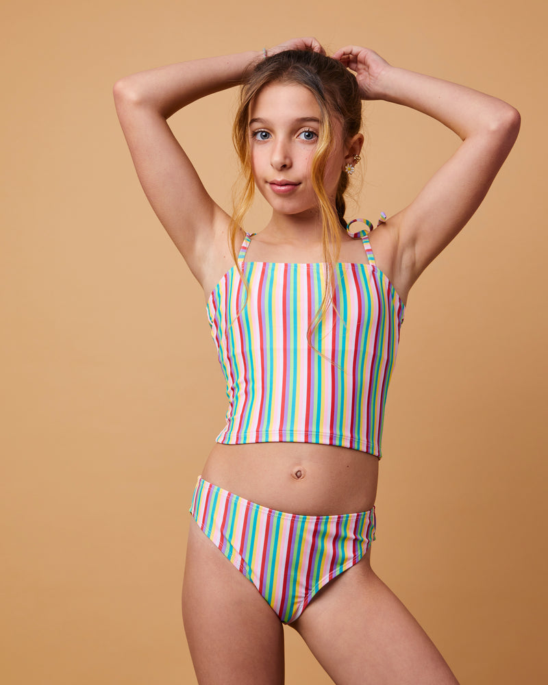 Naadei bikini top multi stripes  / Haut de bikini Naadei rayé multi couleurs