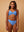 Julia bikini top blue diagonale stripes  / Haut de bikini Julia lignes diagonales bleues