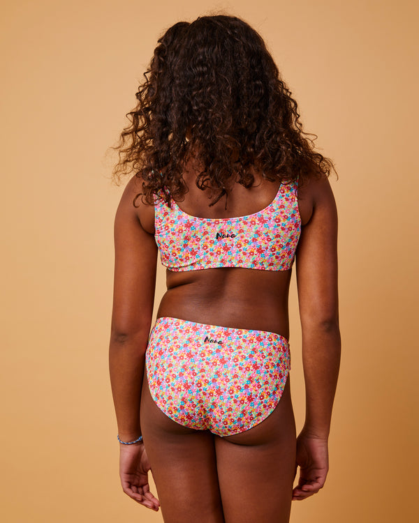 GENEVIEVE - HAUT DE BIKINI, PETITES FLEURS MULTI COULEURS