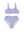 2 pieces swimsuit Geneviève lilac stripes