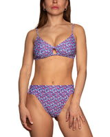 Julia bikini top ditsy flowers blue