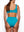 GENEVIEVE - BAS DE BIKINI, TURQUOISE TEXTURE