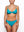 Maude bikini top teal textured