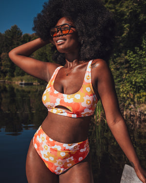 CHANEL - BIKINI TOP, BOHO FLOWERS