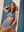 GENEVIEVE - HAUT DE BIKINI, BLEU