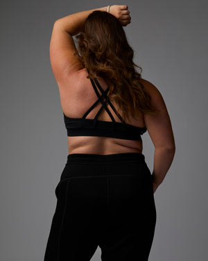 MYRIAM - SPORTS BRA, BLACK