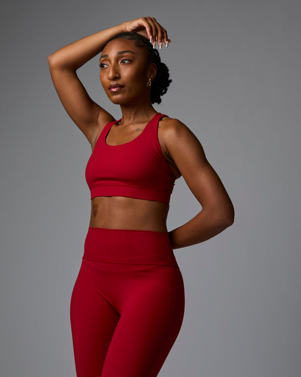 AUTUMN - LEGGING, ROUGE