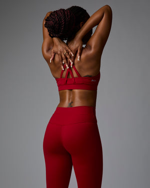 AUTUMN - LEGGING, ROUGE