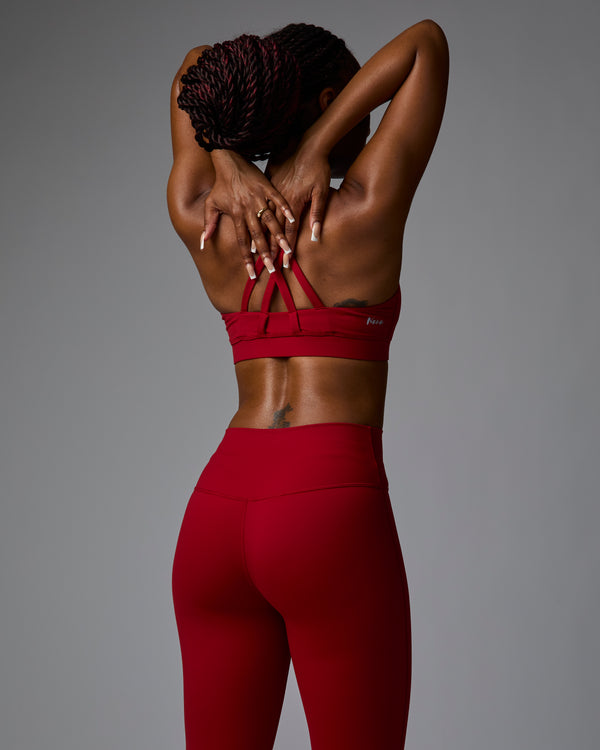 AUTUMN - LEGGING, ROUGE