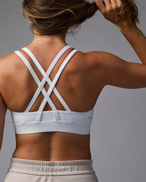 MYRIAM - SPORTS BRA, WHITE