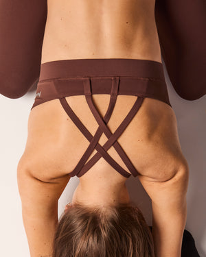 AUTUMN - LEGGING, BRUN