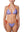 NATALIA - BIKINI TOP, STRAWBERRIES AND FLOWERS SHINY