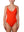 ANNE - ONE-PIECE SWIMSUIT, TANGERINE LARGE RIB