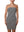 TARA - BANDEAU DRESS, BLACK AND WHITE STRIPES