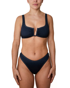 HAZEL - HAUT DE BIKINI, DENIM