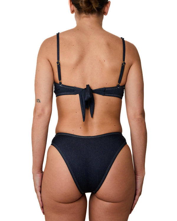 GEORGETTE - BIKINI BOTTOM, DENIM