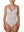 ANNE - ONE-PIECE SWIMSUIT, FLOWERS AND POLKA DOTS RIBBED